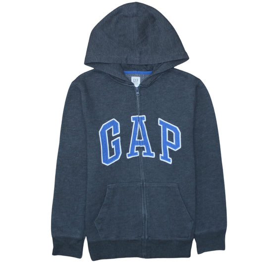 GAP Kids Boys Blue Full Zip Hoodie Size XXL (14-16) Cotton Blend