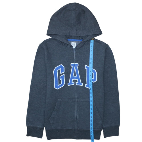 GAP Kids Boys Blue Full Zip Hoodie Size XXL (14-16) Cotton Blend