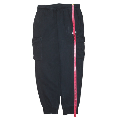 Nike Men's Black Fleece Cargo Jogger Trousers Size M