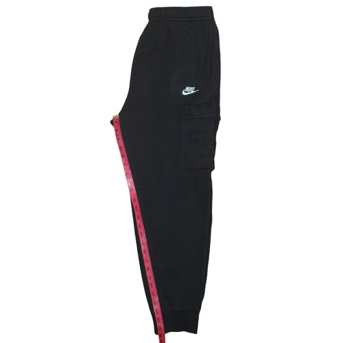 Nike Men's Black Fleece Cargo Jogger Trousers Size M