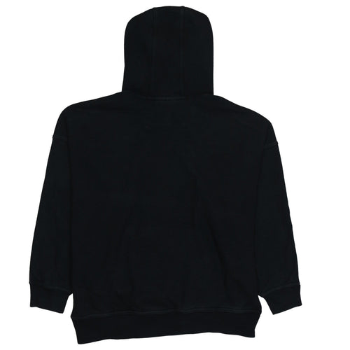 Adidas Womens Black Size 10 Pullover Hoodie with 3 Stripes Logo