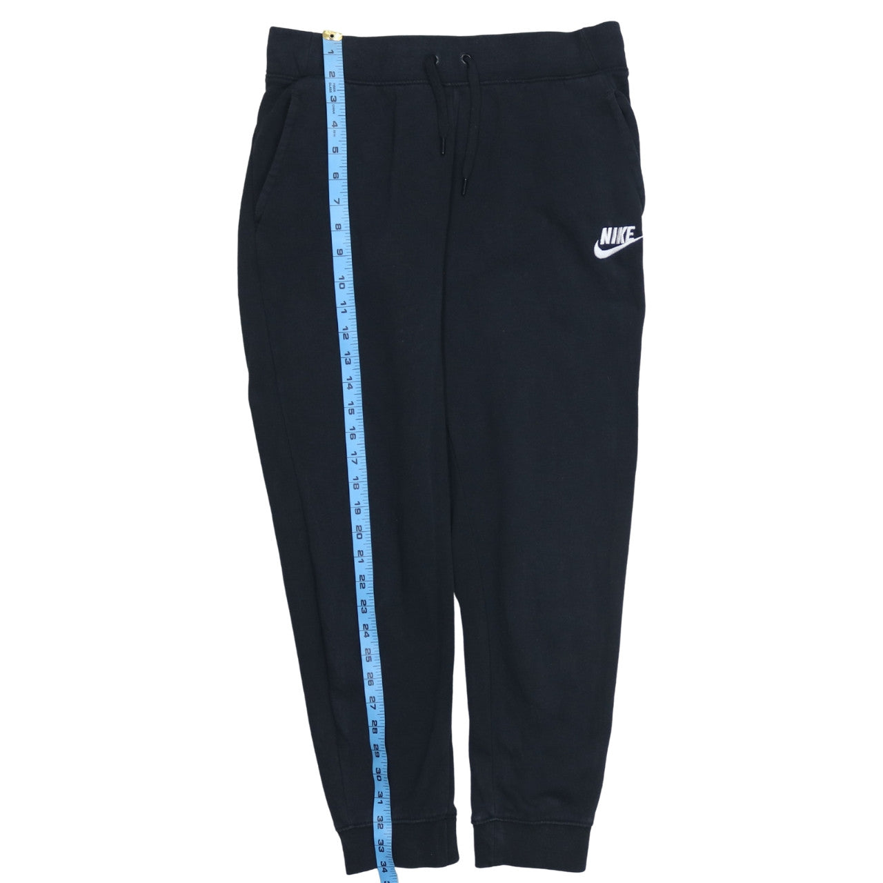 Nike Boys Black XL Jogger Sweatpants Fleece Elastic Waist Tapered Activewear