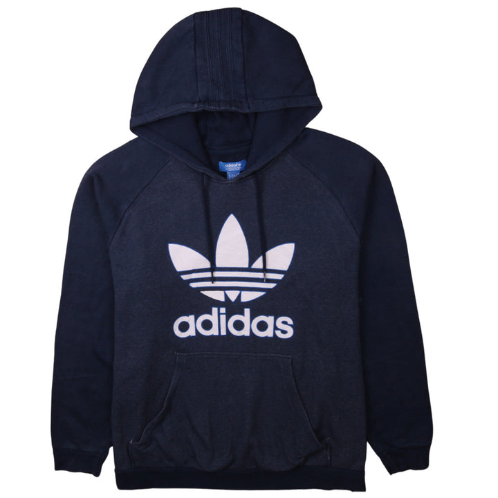 Adidas Boys Navy Blue Pullover Hoodie XL Hooded Sweatshirt