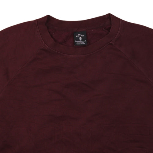 Nike Women’s Burgundy Dri-Fit Sweatshirt XL Crew Neck Pullover