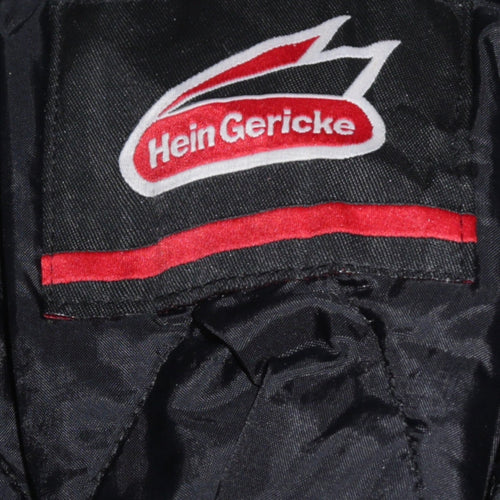 Hein Gericke Men's Grey Red Motorcycle Jacket Size S Waterproof