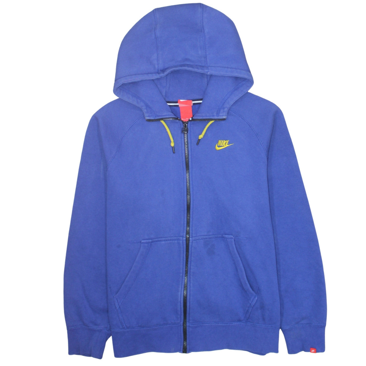 Nike Men's Blue Full Zip Hoodie XL Sports Fleece Sweatshirt