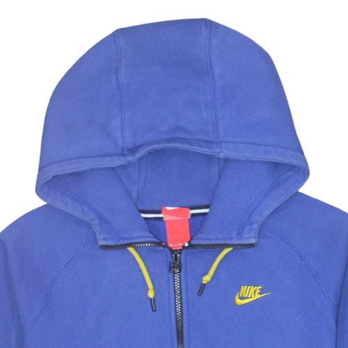 Nike Men's Blue Full Zip Hoodie XL Sports Fleece Sweatshirt