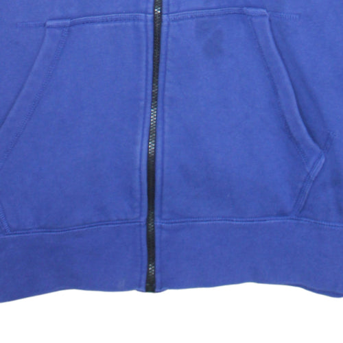 Nike Men's Blue Full Zip Hoodie XL Sports Fleece Sweatshirt