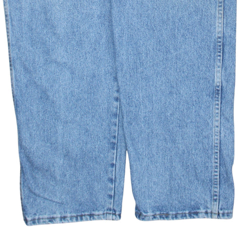 Wrangler Men's Blue Straight Fit Denim Jeans 38x34 USA Made