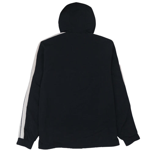 Ellesse Men's Black Nylon Hooded Anorak Jacket Size M Retro Sports Style