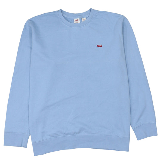 Levi's Men's Blue 2XL Crew Neck Pullover Sweatshirt