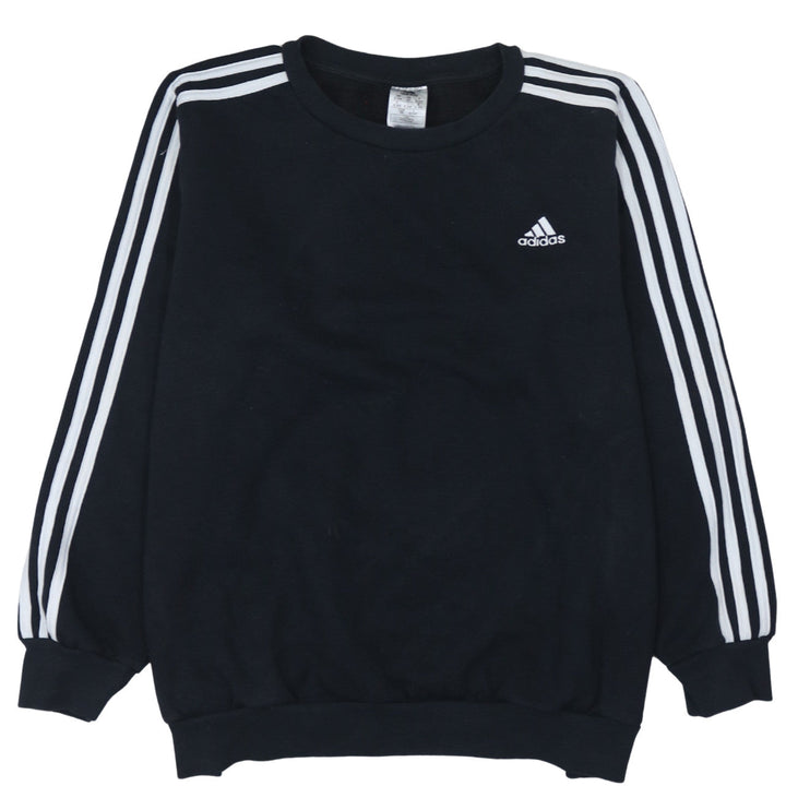 Adidas Womens Black 2XL Crew Neck Pullover Sweatshirt