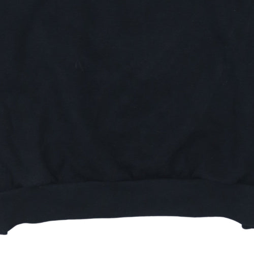 Adidas Womens Black 2XL Crew Neck Pullover Sweatshirt