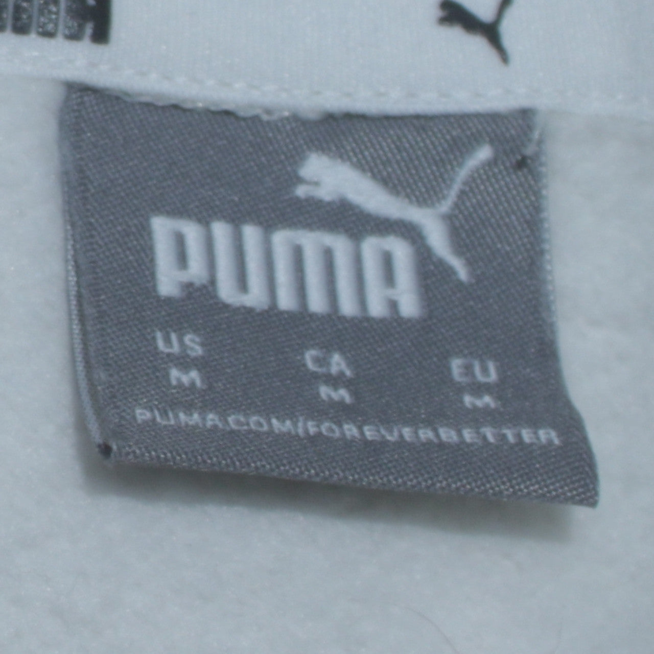 Puma Womens Grey Medium Pullover Hoodie with Logo and Pockets