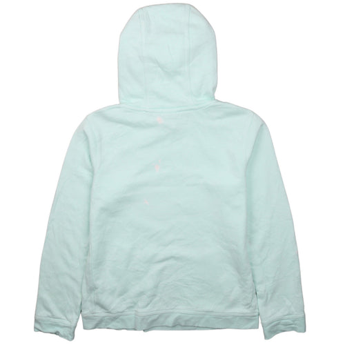 Nike Womens Mint Green Pullover Hoodie L Logo Pocket Sweatshirt