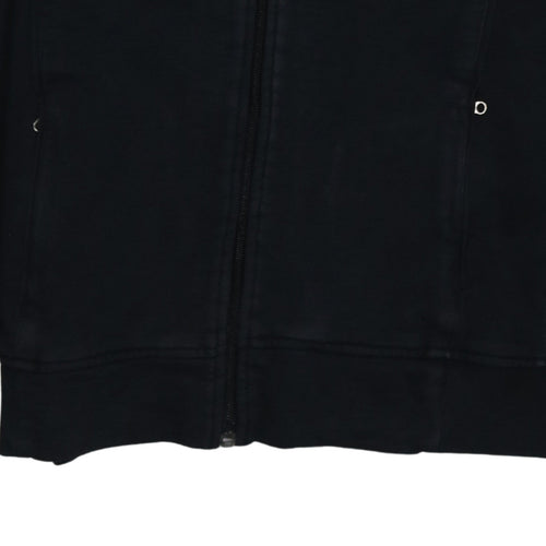 The North Face Womens Black Full Zip Hoodie Medium 100% Cotton