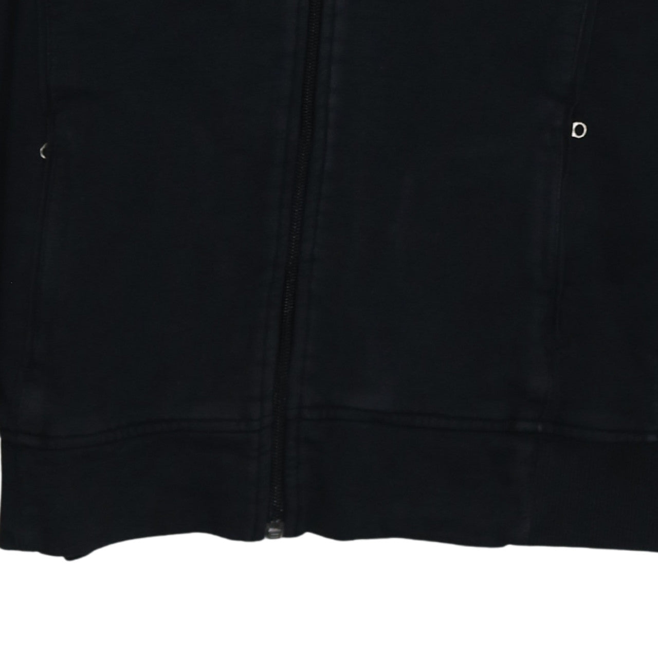 The North Face Womens Black Full Zip Hoodie Medium 100% Cotton
