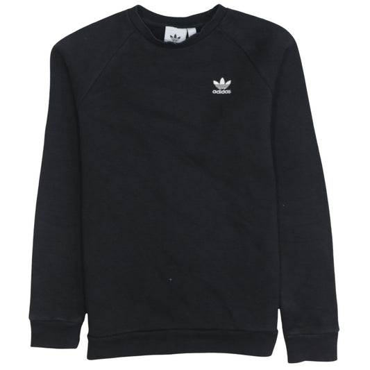 Adidas Men's Black XS Pullover Sweatshirt Crew Neck Fleece