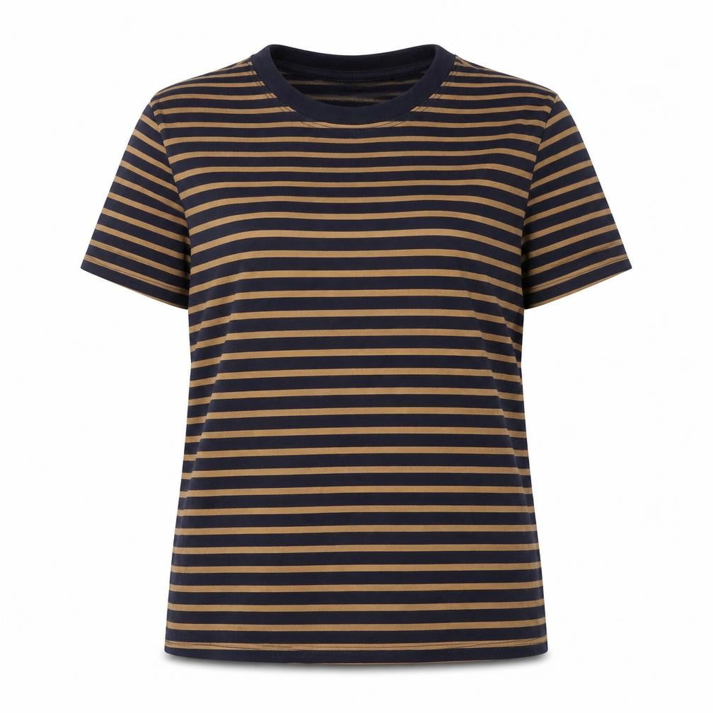 Next Women’s Multicoloured Stripe Cotton Short Sleeve T-Shirt Size 6P