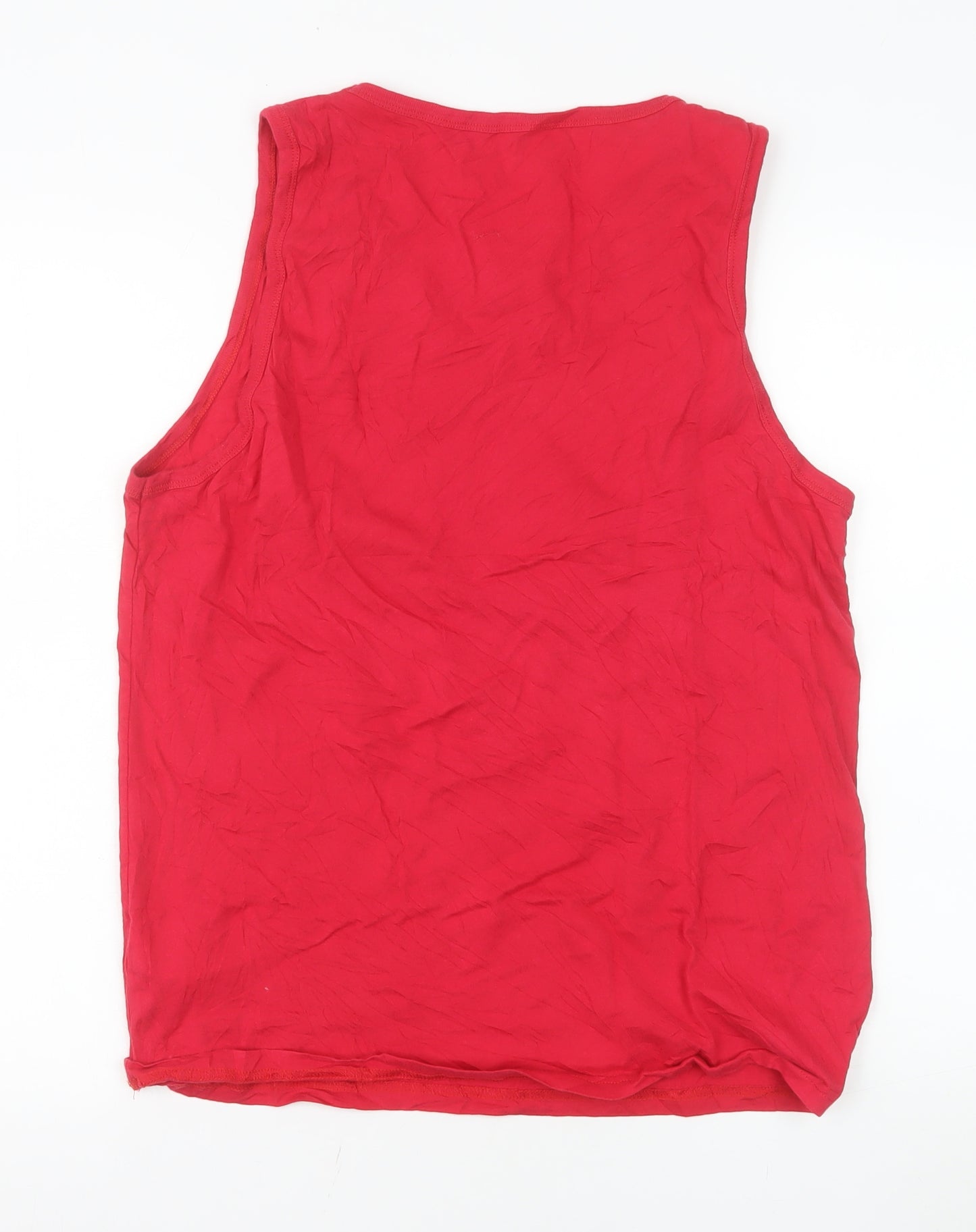 The Great Branding Company Men's Red Portugal XL Sleeveless World Cup Top