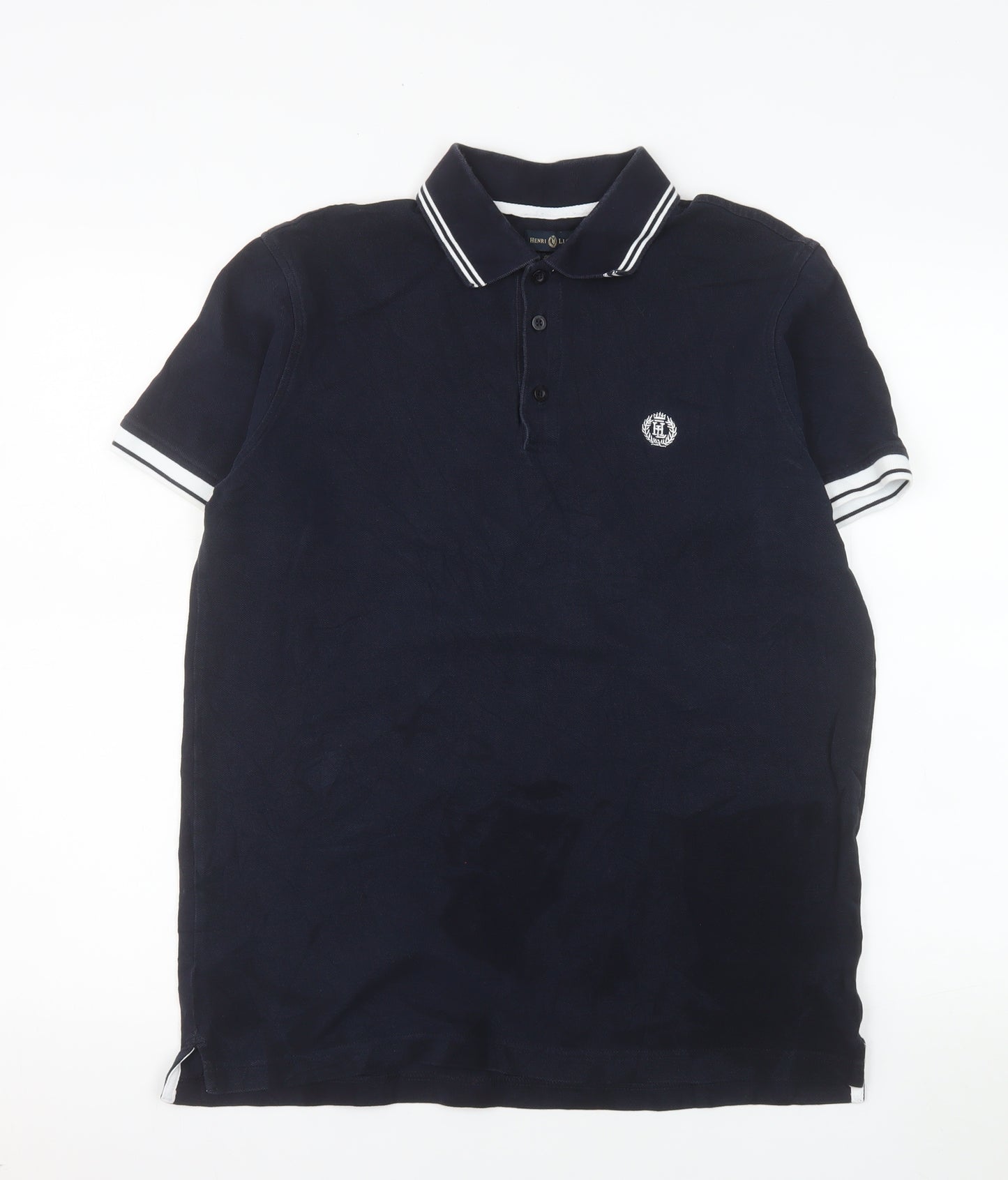 Henri Lloyd Men's Blue Regular Fit Cotton Polo Shirt Size L