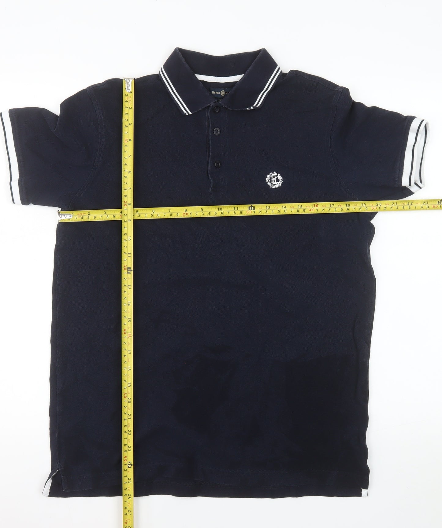 Henri Lloyd Men's Blue Regular Fit Cotton Polo Shirt Size L