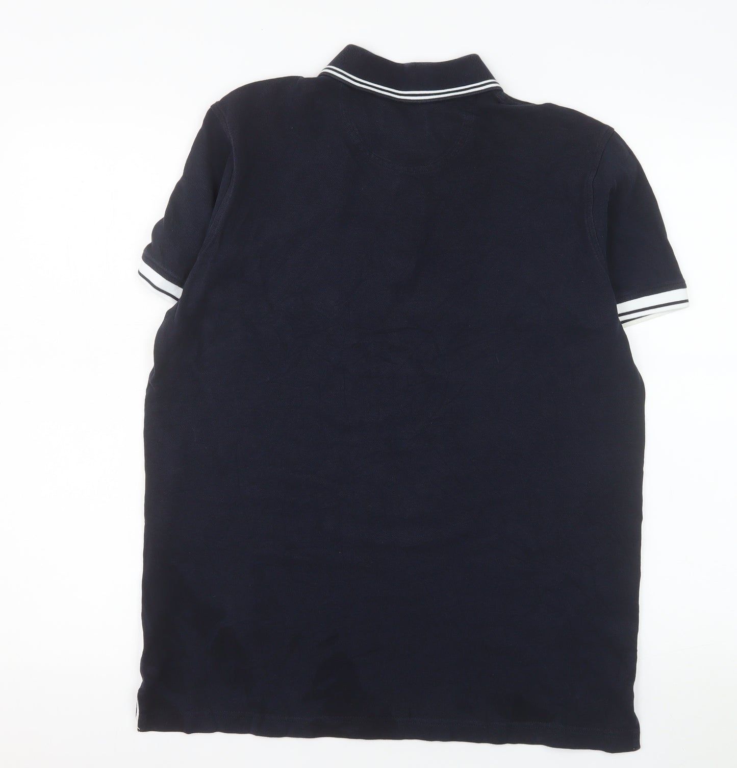 Henri Lloyd Men's Blue Regular Fit Cotton Polo Shirt Size L