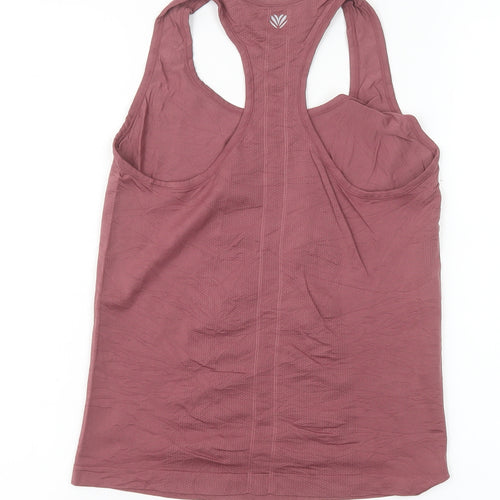 Forever 21 Womens Pink Racerback Tank Top S Slim Fit Activewear