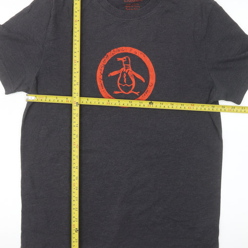 Original Penguin by Munsingwear Men's Grey Short Sleeve T-Shirt L