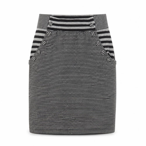 Silence + Noise Women’s Grey Striped Pencil Skirt XS