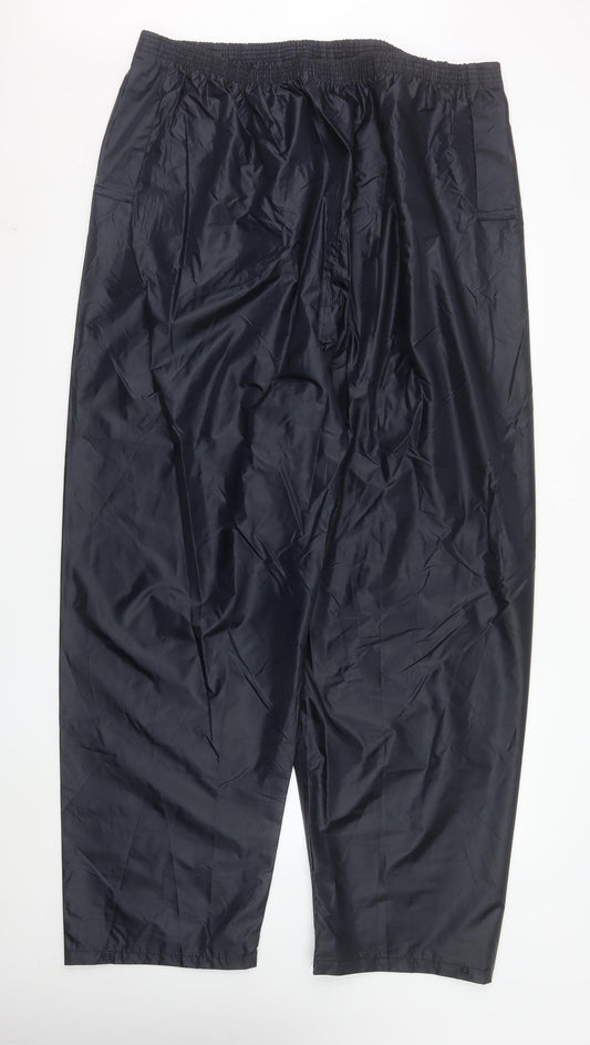 Urban Heritage Men's Black 4XL Waterproof Rain Trousers