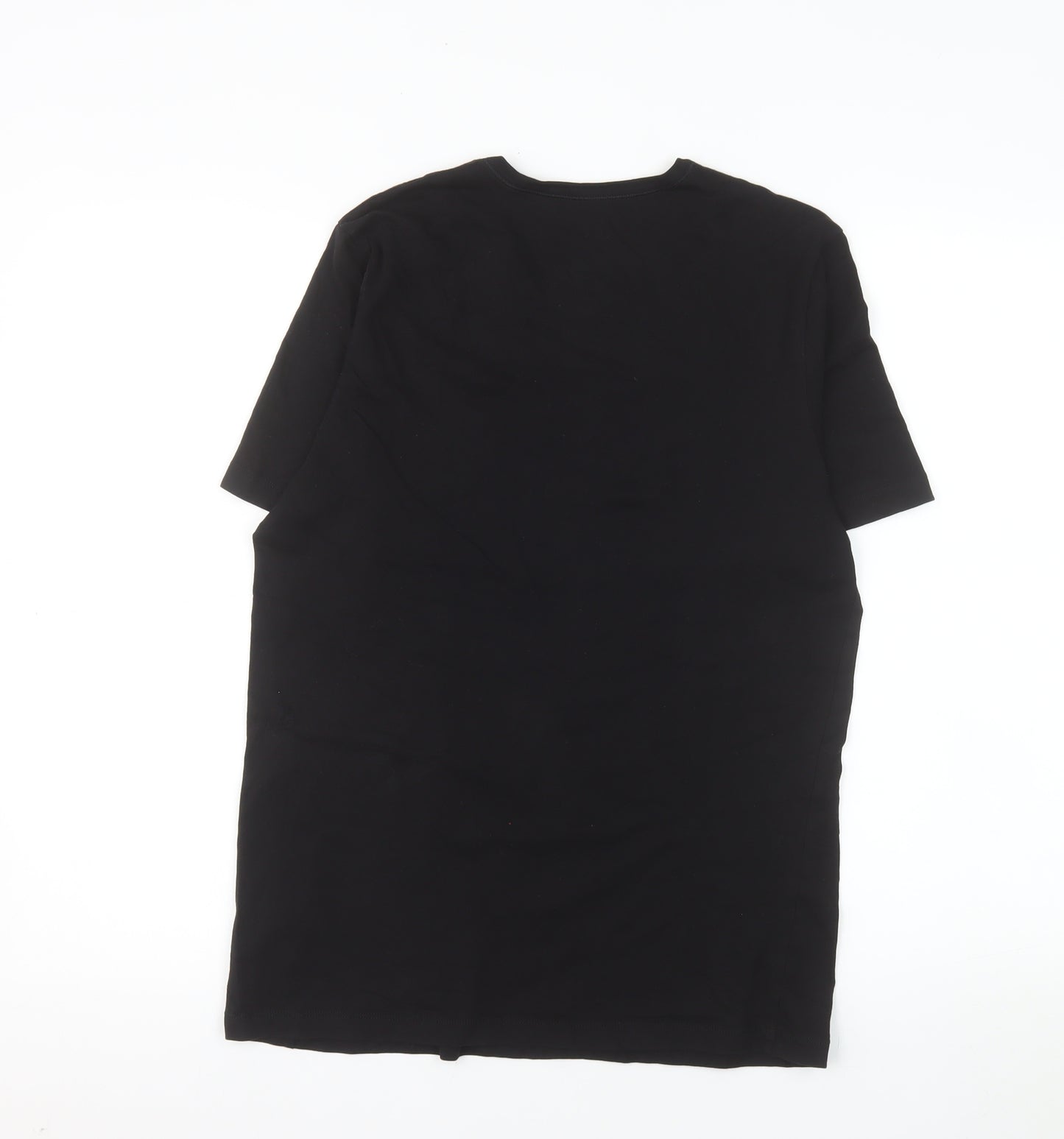 Hugo Boss Men's Black Cotton Crew Neck T-Shirt Size M