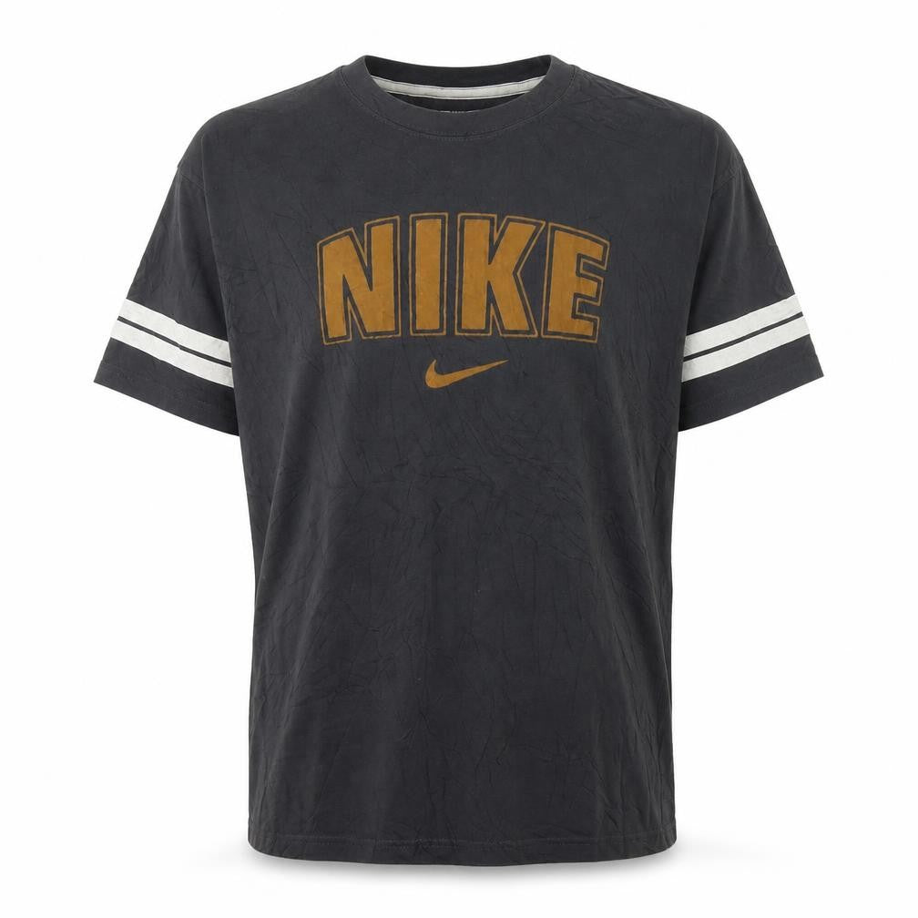 Nike Men's Black Sports Logo Crew Neck Cotton T-Shirt Size S