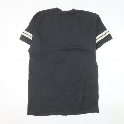Nike Men's Black Sports Logo Crew Neck Cotton T-Shirt Size S