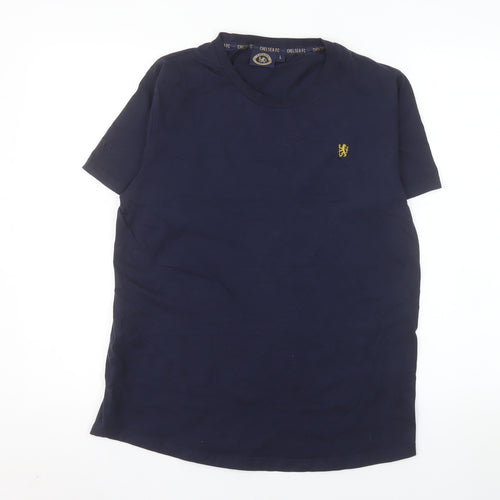 Chelsea FC Men’s Blue Cotton Crew Neck Short Sleeve T-Shirt L
