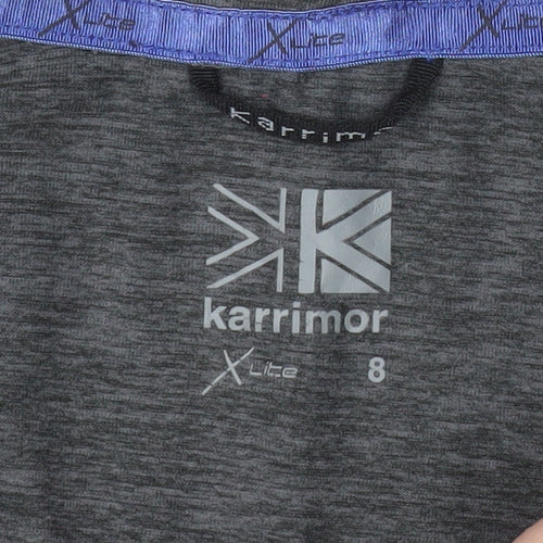 Karrimor Women's Grey Size 8 1/4 Zip X-Lite Pullover Sweatshirt