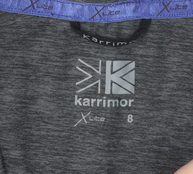 Karrimor Women's Grey Size 8 1/4 Zip X-Lite Pullover Sweatshirt