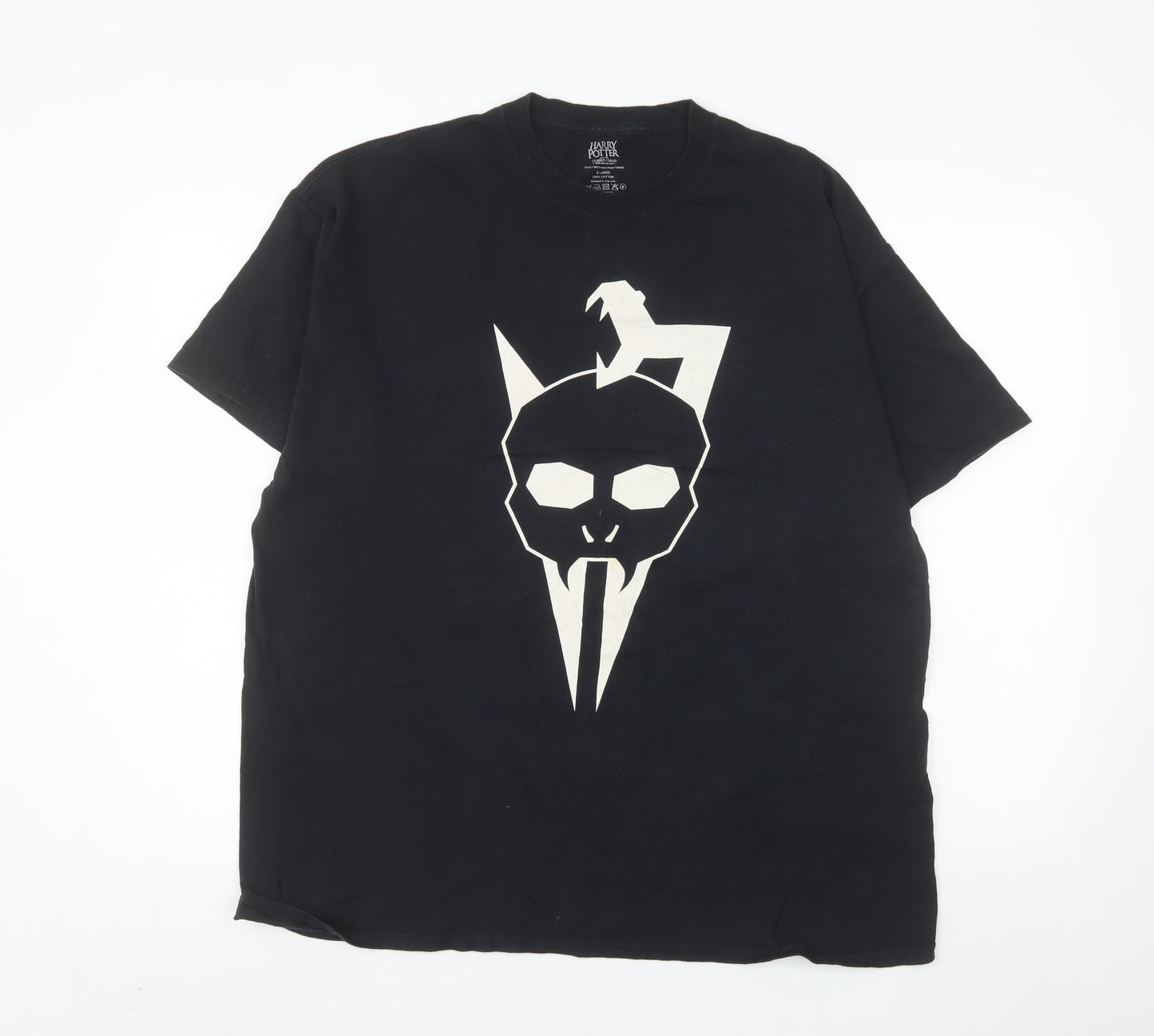 Harry Potter Men’s Black XL Cursed Child Graphic Cotton T-Shirt