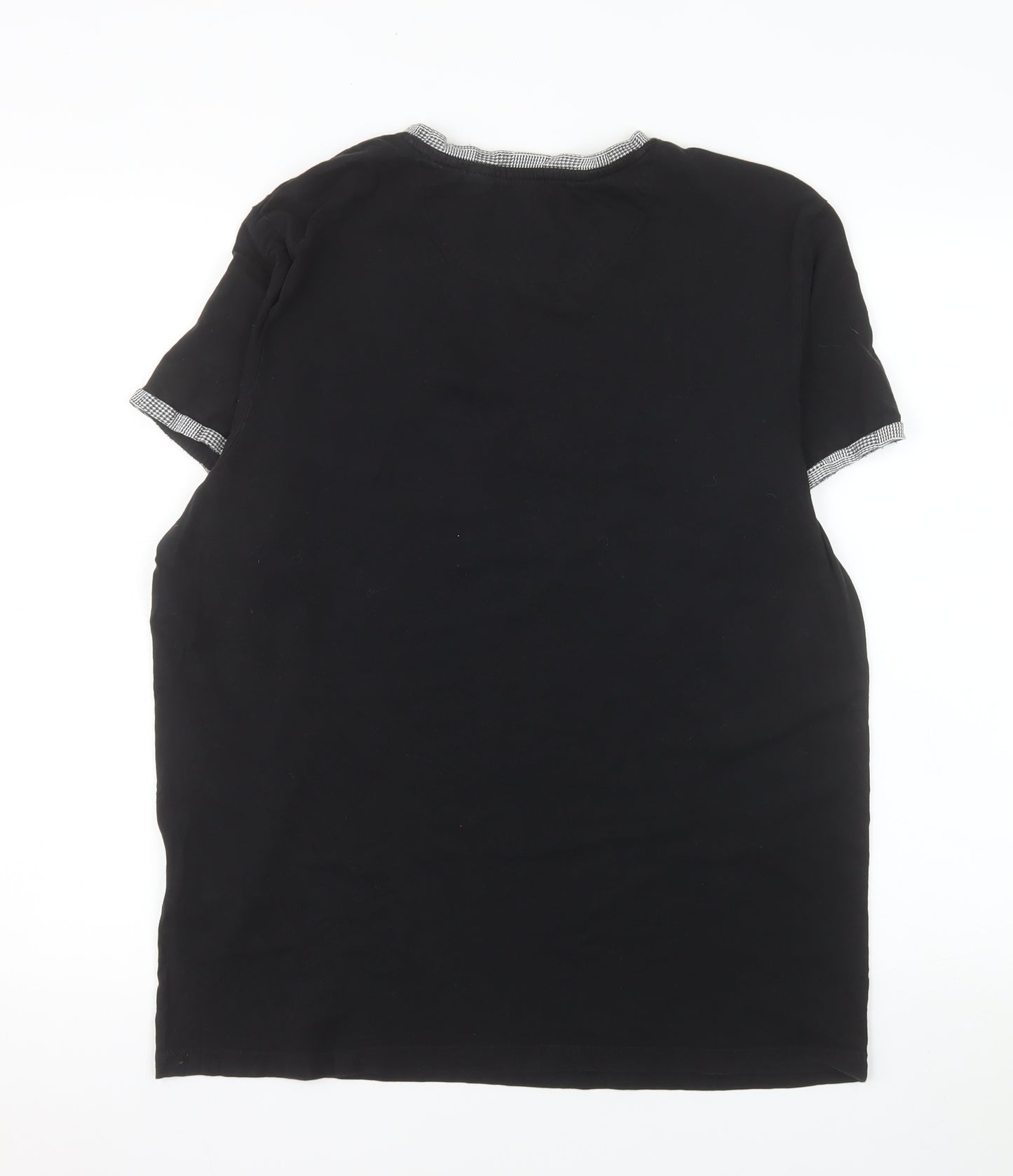 Brave Soul Men's Black XL Crew Neck Short Sleeve T-Shirt