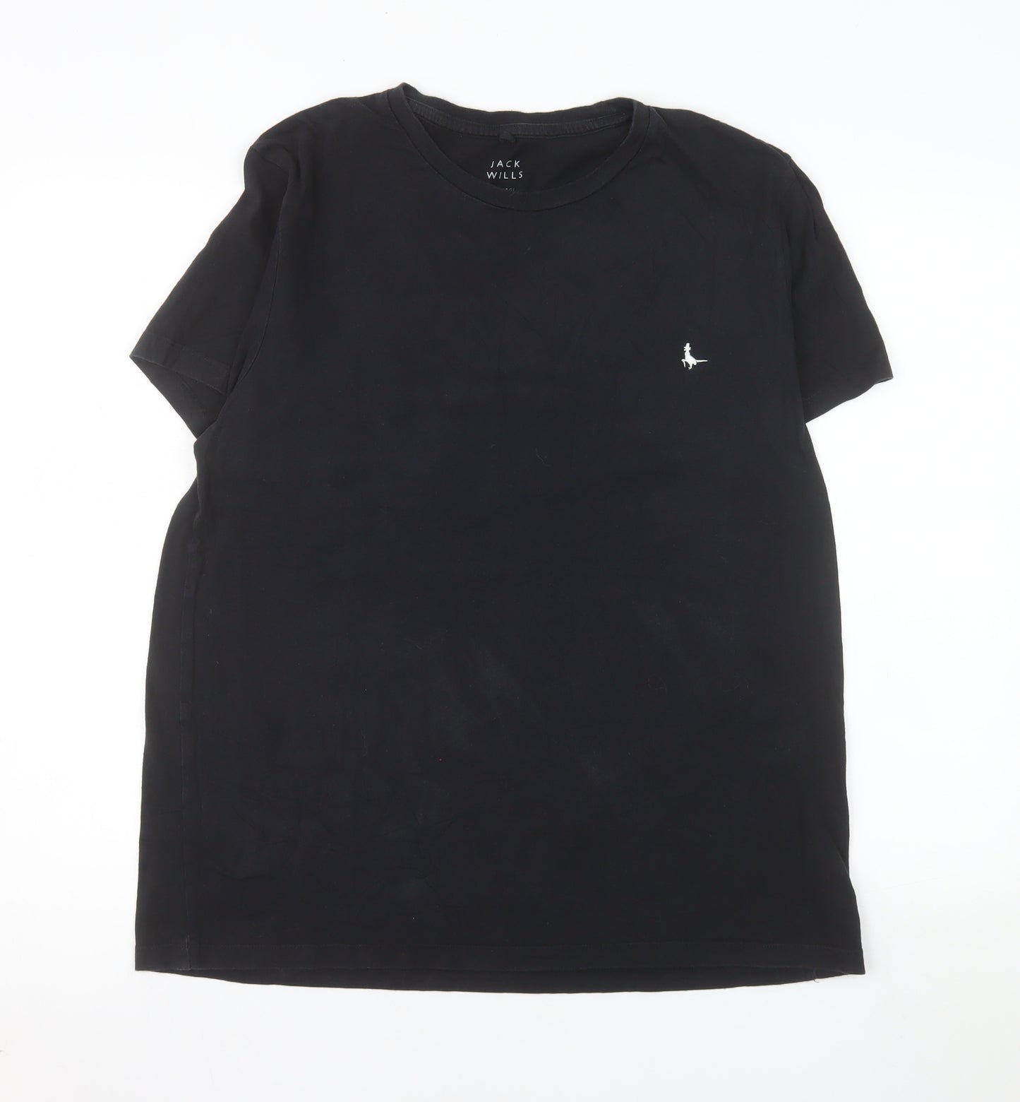 Jack Wills Men's Black XL Crew Neck Cotton T-Shirt