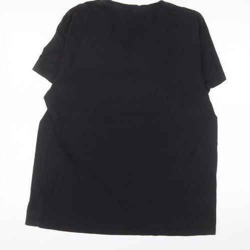 Jack Wills Men's Black XL Crew Neck Cotton T-Shirt
