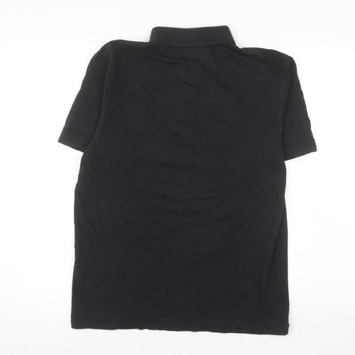 Lacoste Men's Black Sport Polo Shirt Size S 100% Cotton
