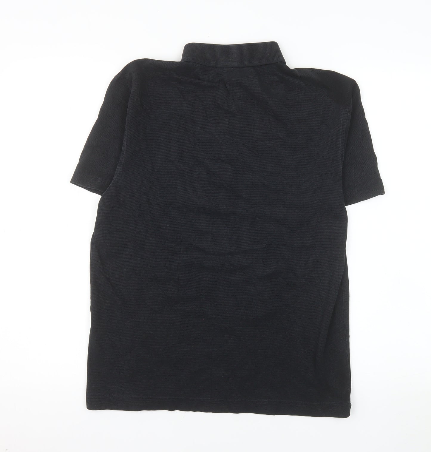 Lacoste Men's Black Sport Polo Shirt Size S 100% Cotton