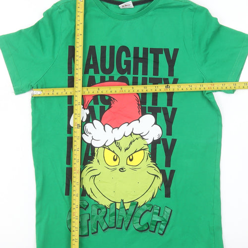 The Grinch Boys Green Short Sleeve Christmas T-Shirt 12-13 Years