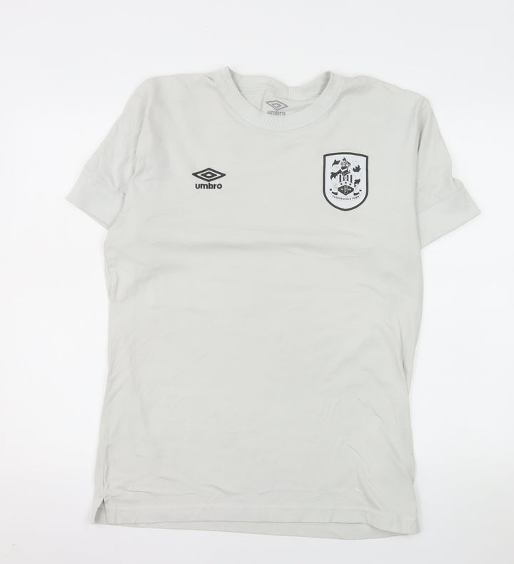 Umbro Men's White Short Sleeve Crew Neck Sports T-Shirt Size M