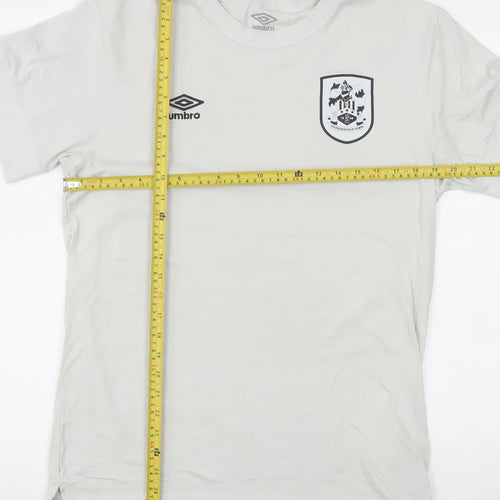 Umbro Men's White Short Sleeve Crew Neck Sports T-Shirt Size M