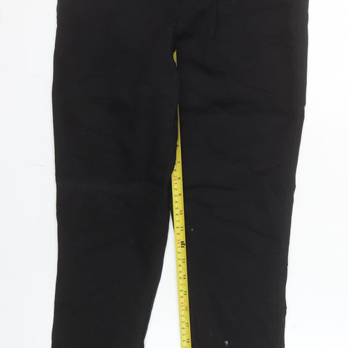 F&F Womens Black Skinny Jeans Size 12 Regular Stretch Denim