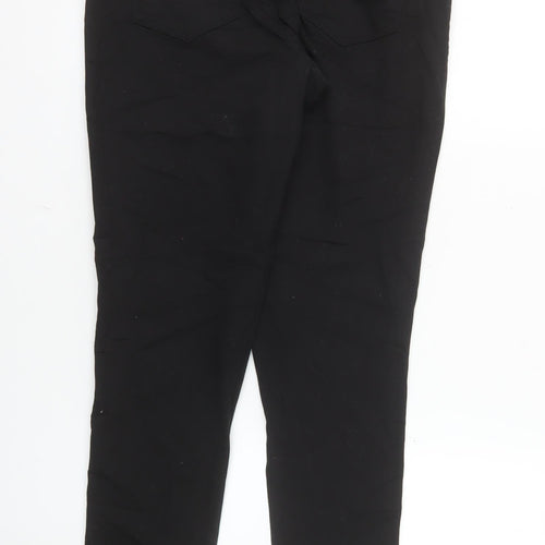 F&F Womens Black Skinny Jeans Size 12 Regular Stretch Denim