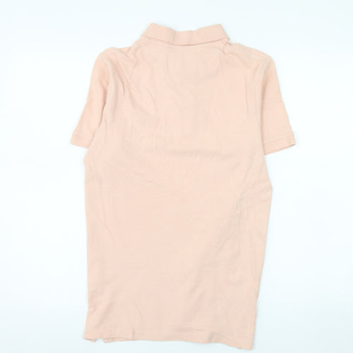 Lyle & Scott Men's Pink Cotton Polo Shirt Size S Classic Fit