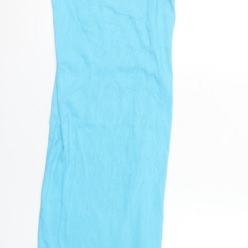 Collusion Women's Blue Size 12 Midi Slip Dress